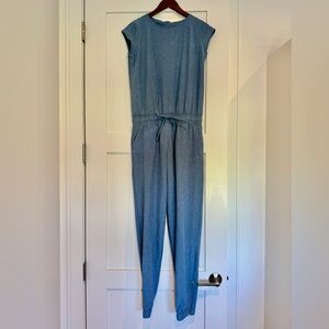 Used, Excellent Condition Albion Chambray Jumpsuit, Size Tall Small